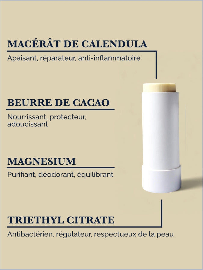 Déodorant solide naturel