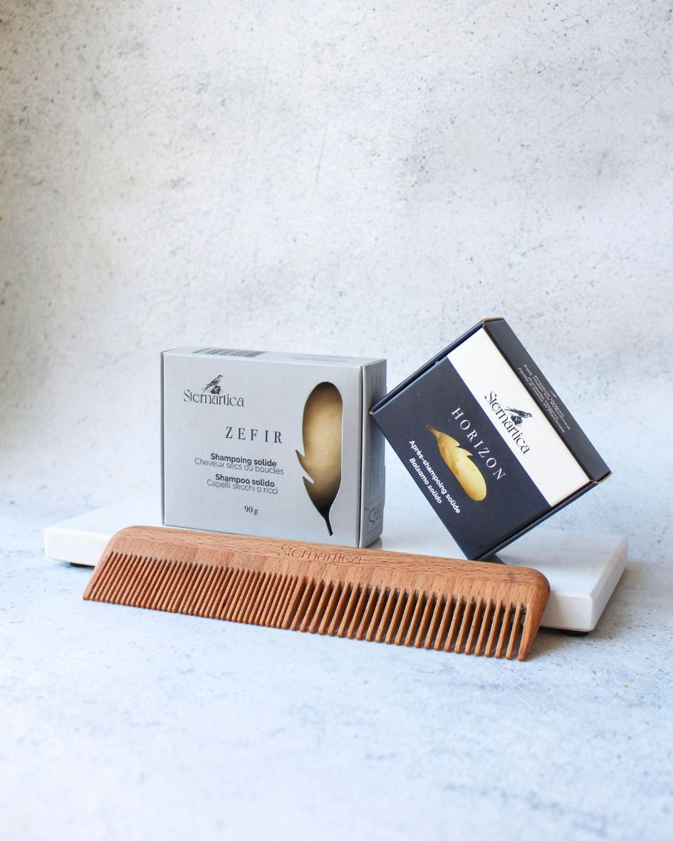 kit "cheveux parfaits" 1 shampoing + 1 après-shampoing + 1 peigne