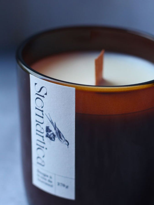 Bougie parfumée à la cire de tournesol