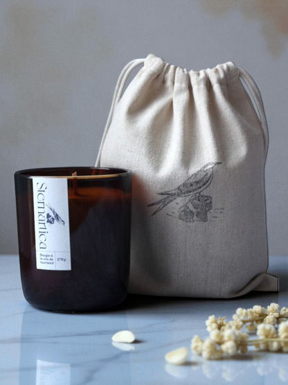 Bougie parfumée à la cire de tournesol