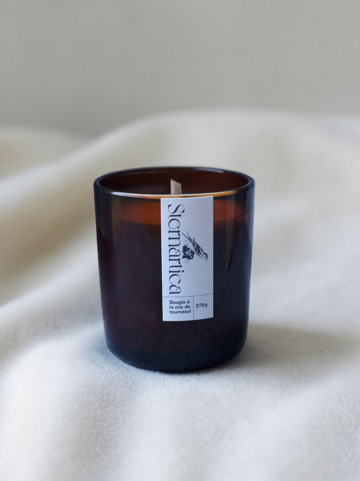 Sunflower wax scented candle