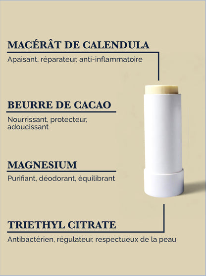 Déodorant solide naturel