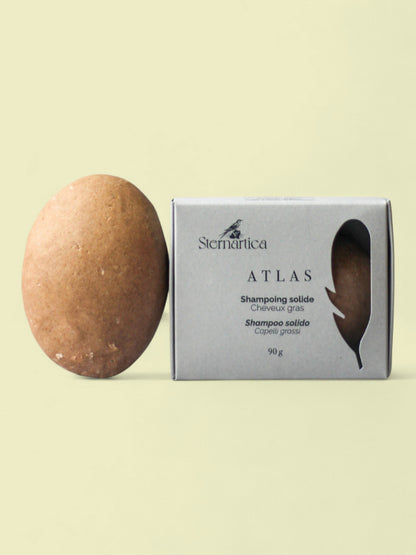 Shampoo solido per capelli grassi al ghassoull | ATLAS 