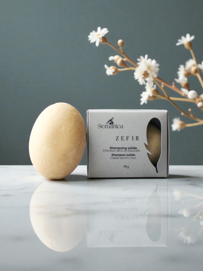 ZEFIR, shampoing solide cheveux bouclés