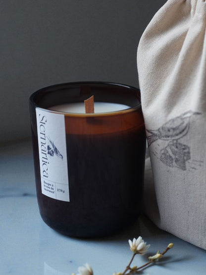 Bougie parfumée à la cire de tournesol